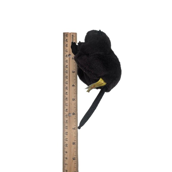 Folkmanis Mini Beaver Finger Puppet Brown Plush Stuffed Animal 2561 7" Preowned - Picture 13 of 13